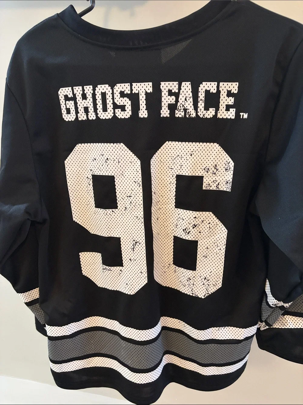 Officially Licensed Scream Ghost Face 96 Hockey Jersey- Horror Icon Graphic - Picture 5 of 5